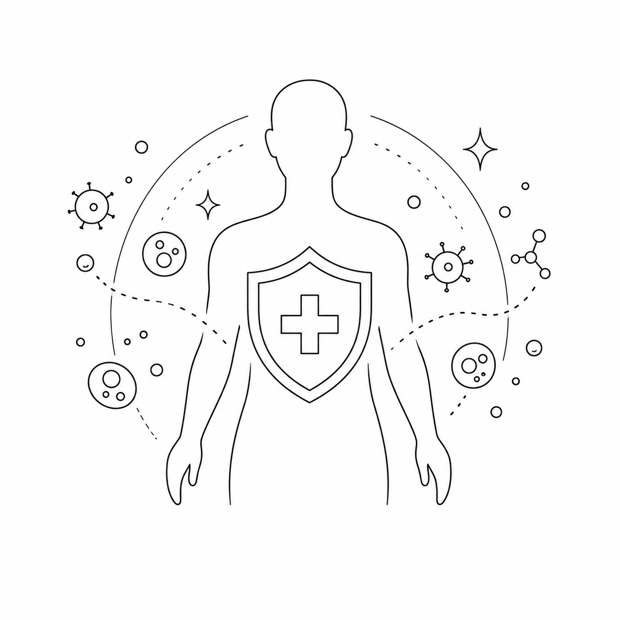 immunity-cellular-health-outline-icon