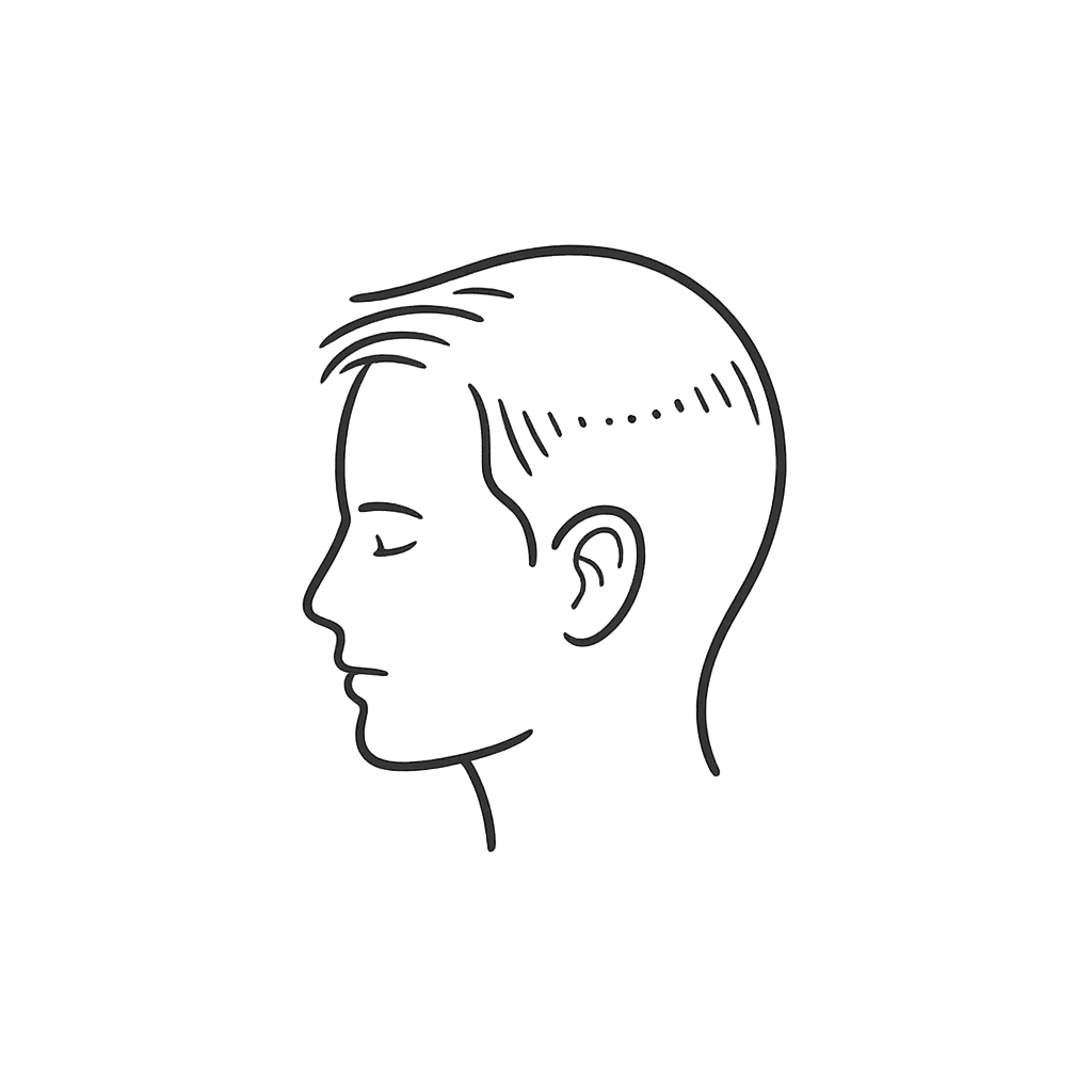 Androgenetic alopecia icon for hair loss treatment at Brilliance Cosmocare Skin Hair and Weightloss Treatment in Andheri Mumbai
