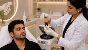 Fresh autologous blood preparation for GFC treatment