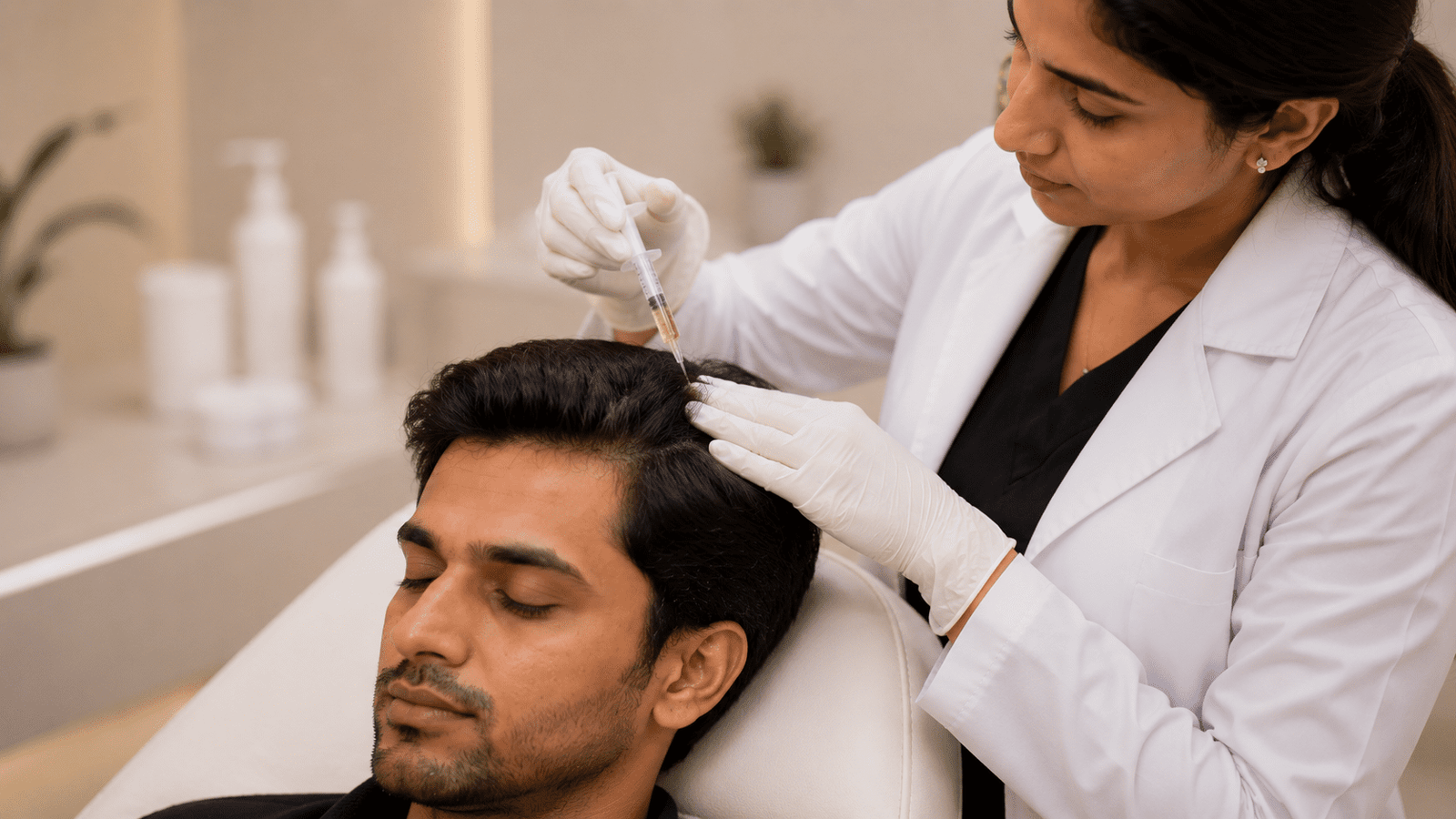 Precision GFC injection technique at Brilliance Cosmocare Skin Hair and Weightloss Treatment in Andheri Mumbai