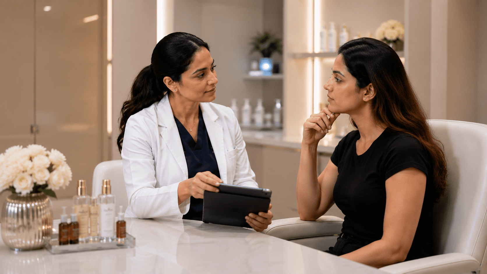Medical caution illustration for cold sensitivity disorders as a contraindication for CoolSculpting double chin treatment
