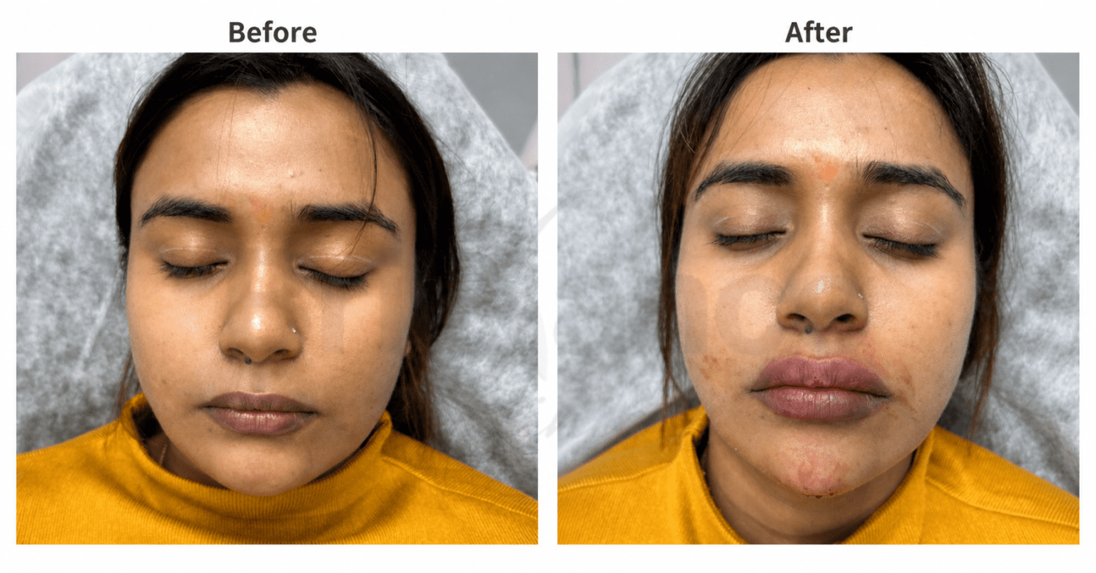 Lip Filler Transformation Treatment by Brilliance Cosmcoare Skin, Hair & Weightloss Clinic in DN Nagar, Andher, Mumbai
